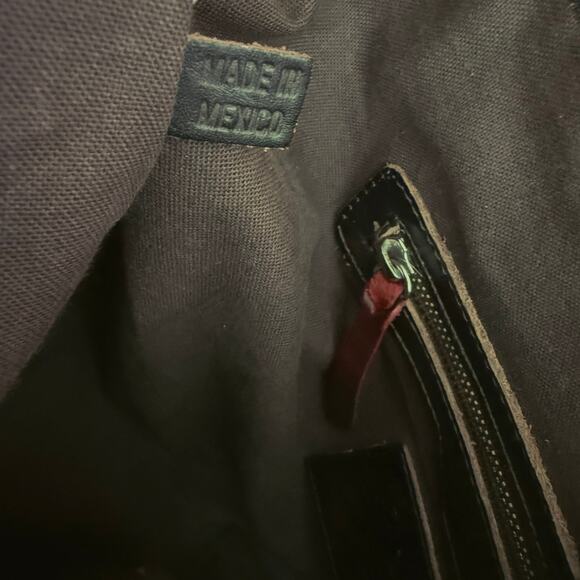 Freebird Mara Pink Croco embossed leather large tote bag distressed RARE - Picture 12 of 16